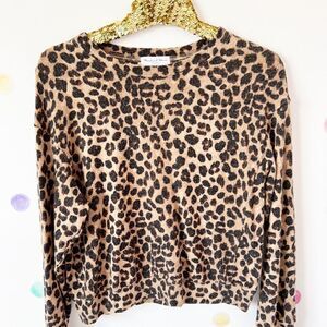 Michael Stars Leopard Vintage top
